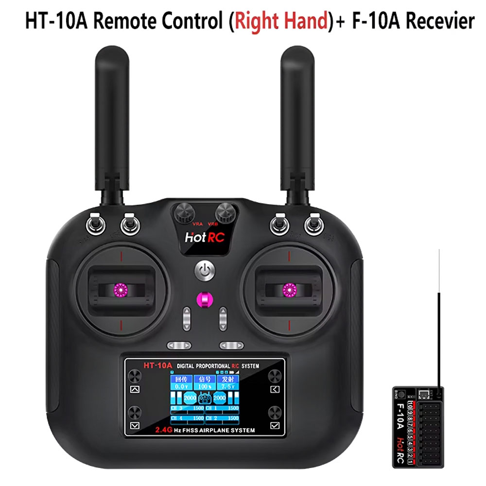 Drone Rc Car - جهاز إرسال Hotrc HT-10A 2.4G 10