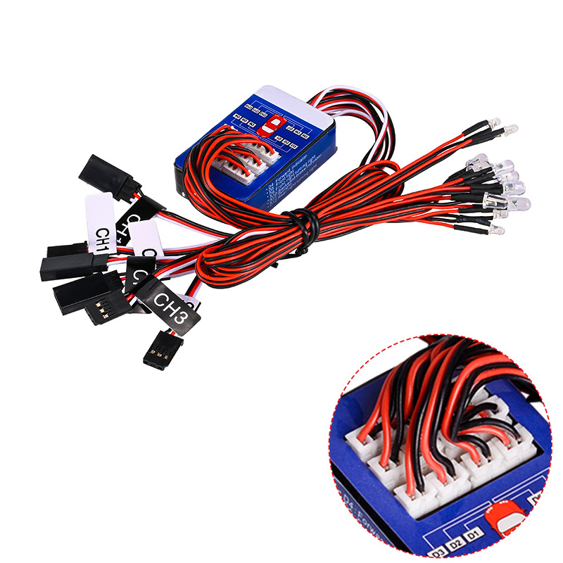 Drone Rc Bolide - نظام إضاءة RC بـ 12 مصباح