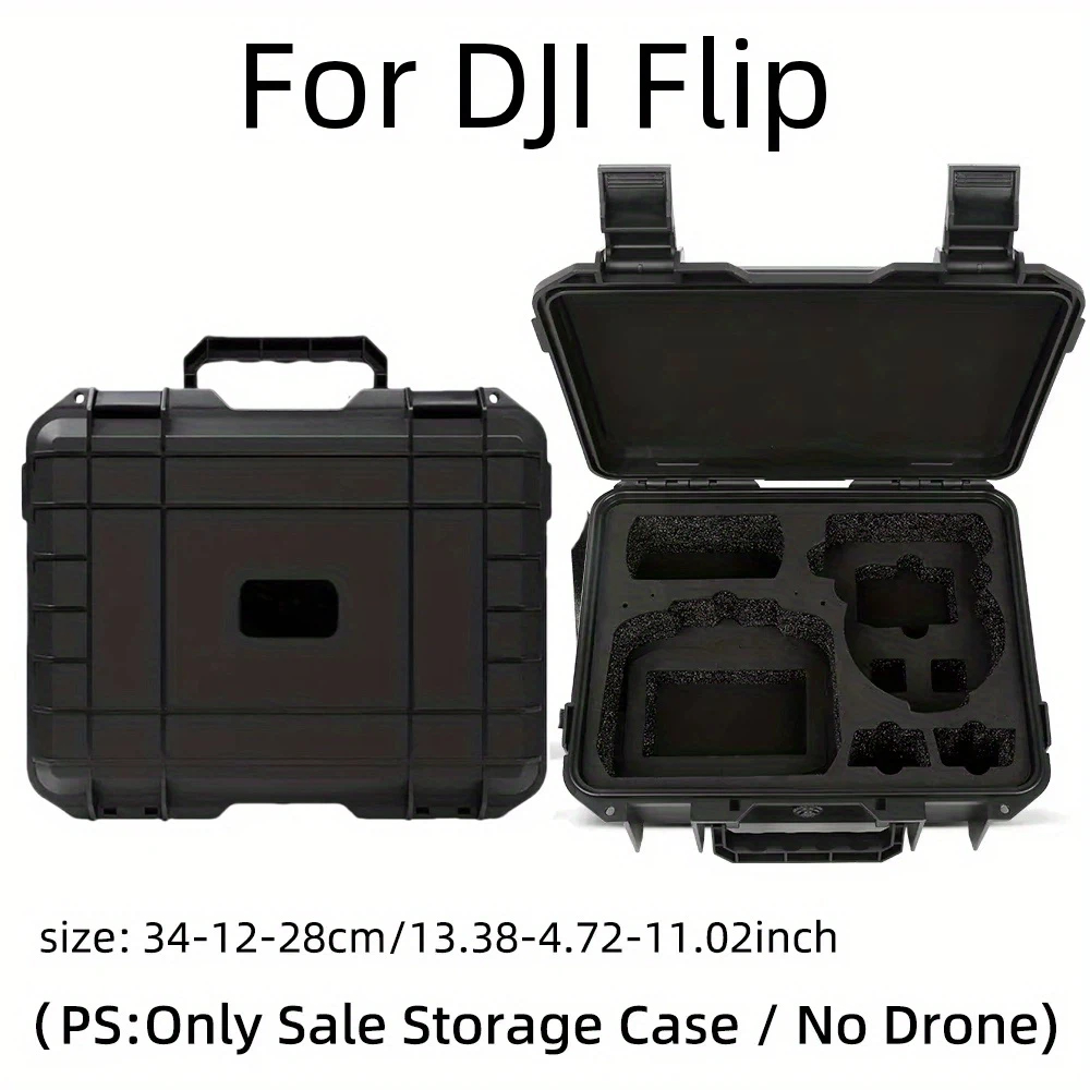 Drone Dji Rc N3 - حقيبة تخزين صلبة لـ DJI Flip،