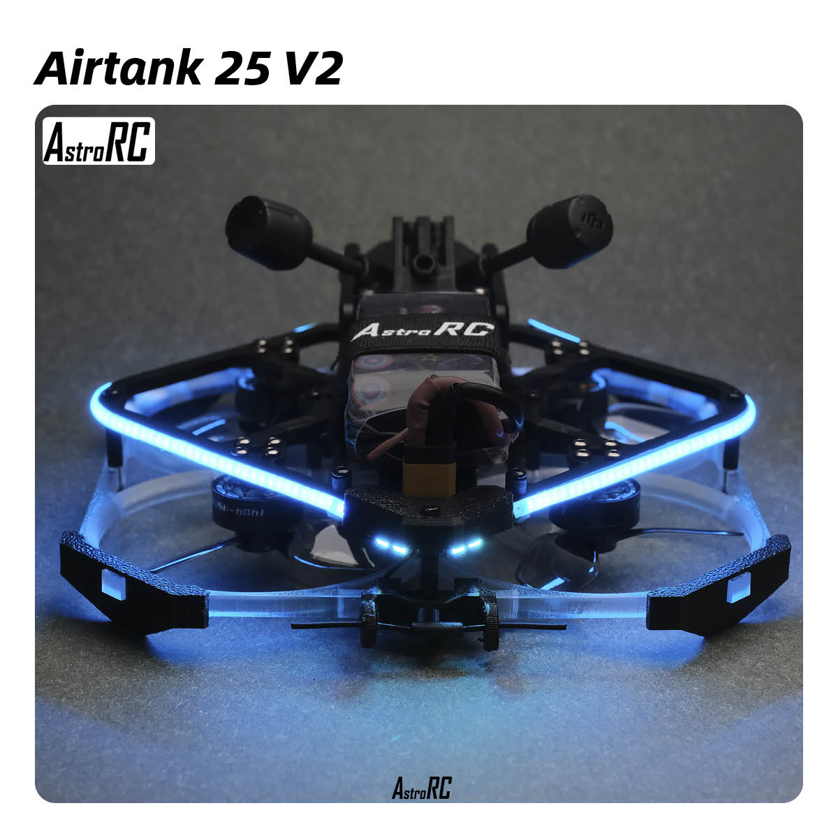 Micro Fpv Quad - [مجموعة طيران RC كاملة مقاس 2.5