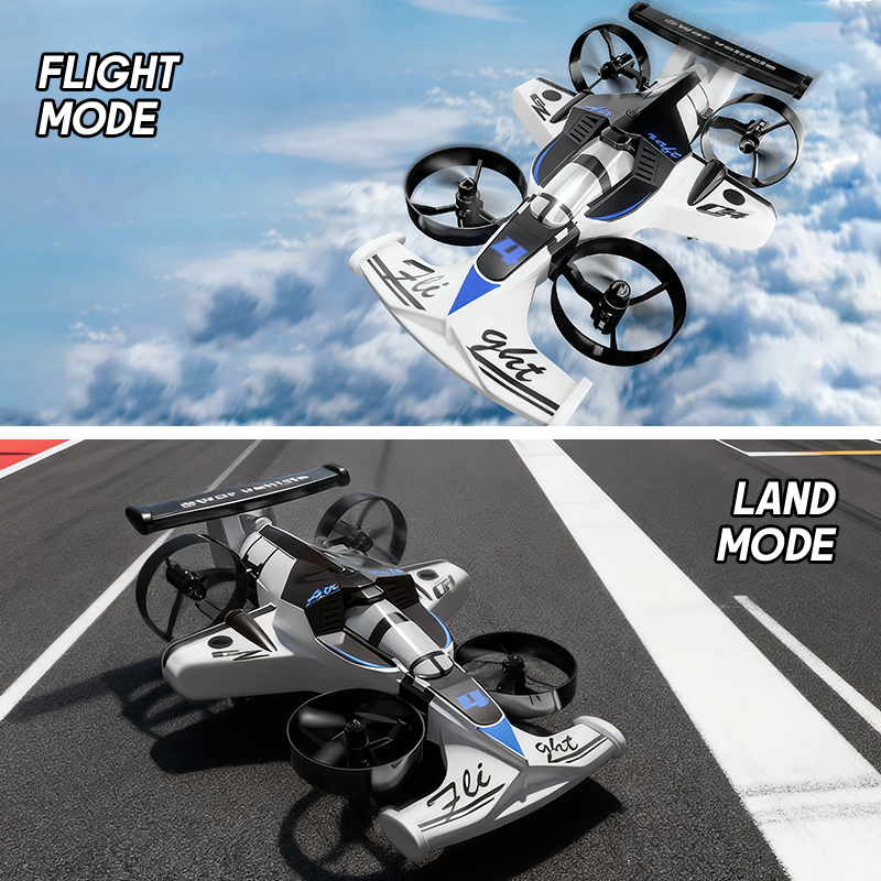 Drone Motor Rc Car - 2in1 طائرة صغيرة بدون طيار الهواء