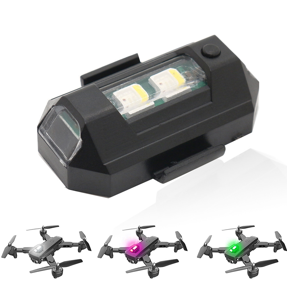 Drone Rc Car - دراجة نارية LED RGB تحذير ضوء