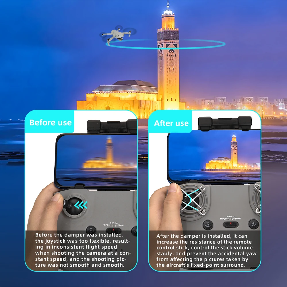 وحدة تحكم في سرعة الروك لـ DJI - مراجعة Drone Rc N2 وسعره