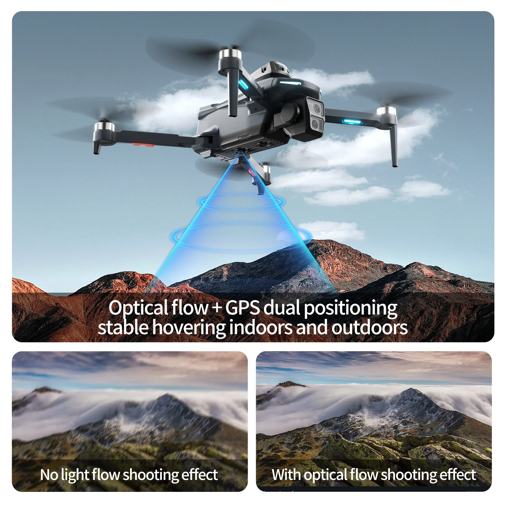 طائرة لينوفو XT606 بدون طيار ا - مراجعة Drone Gps Rc Tt36 وسعره