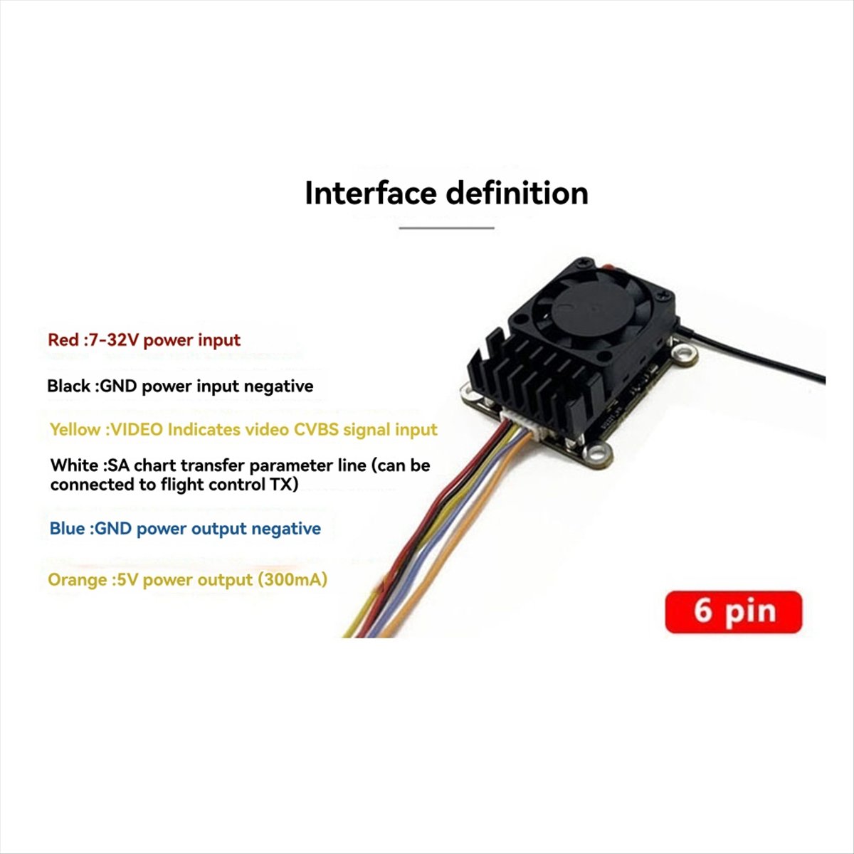 5.8G 2W VTX 2000mW FPV وحدة إر - مراجعة Drone Rc Fpv وسعره