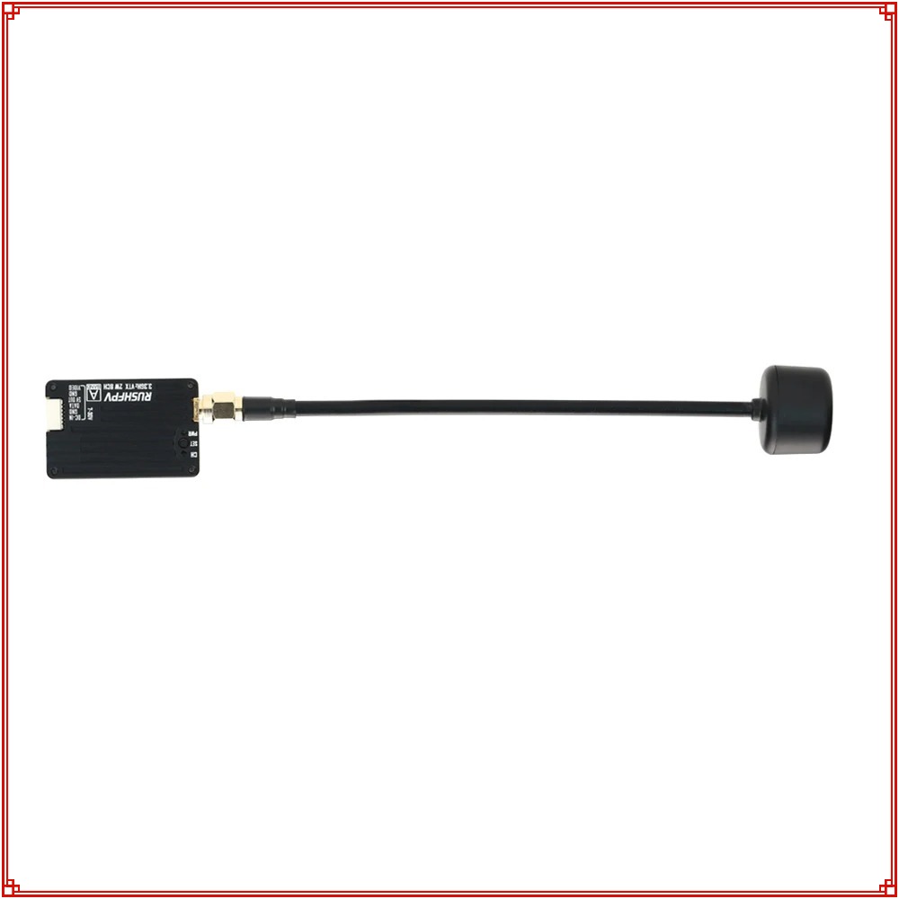 جهاز إرسال RUSHFPV 3.3G 2W VTX - مراجعة Rc Transmitter Drone وسعره