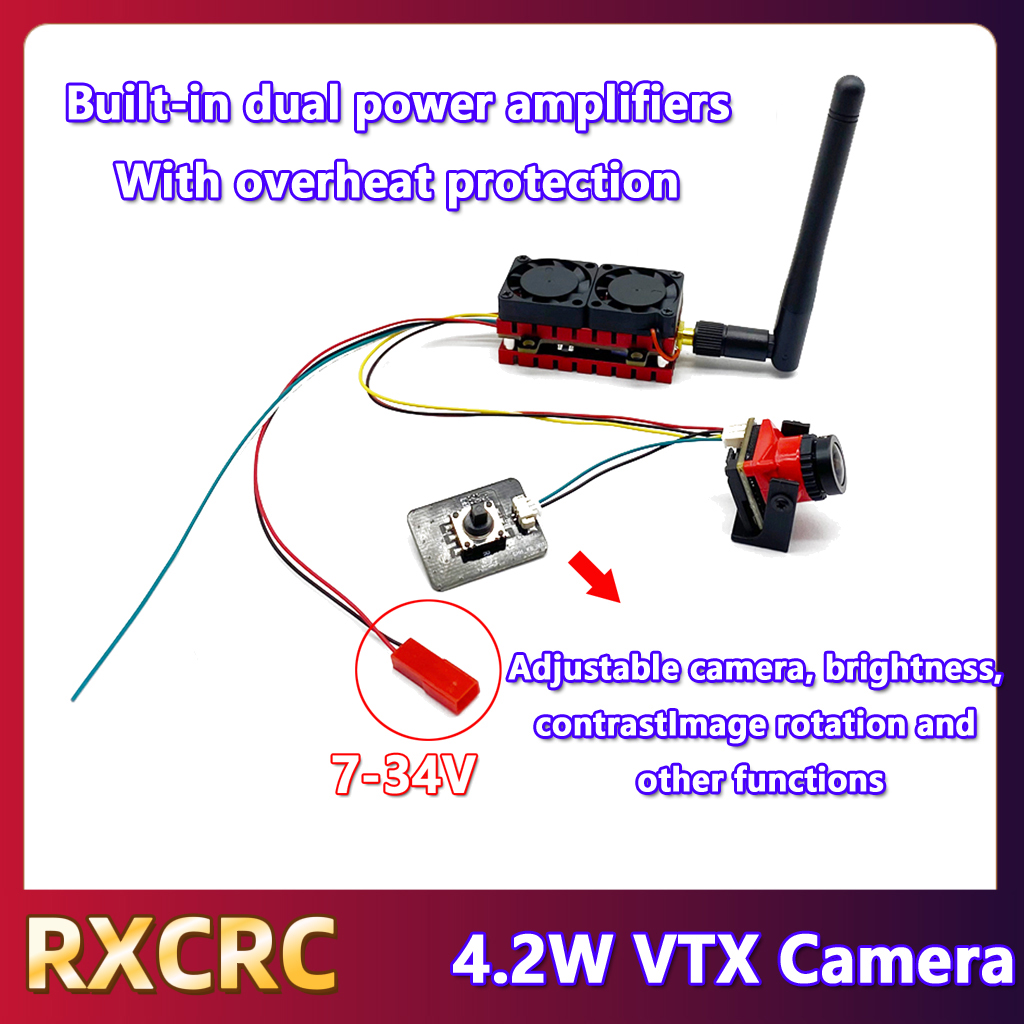 RXCRC 5.8G 48CH 4.2W عالية الط - مراجعة Rc Transmitter Drone وسعره