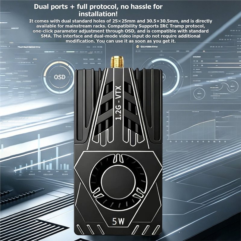 جهاز إرسال فيديو VTX لطائرات F - مراجعة Rc Transmitter Drone وسعره