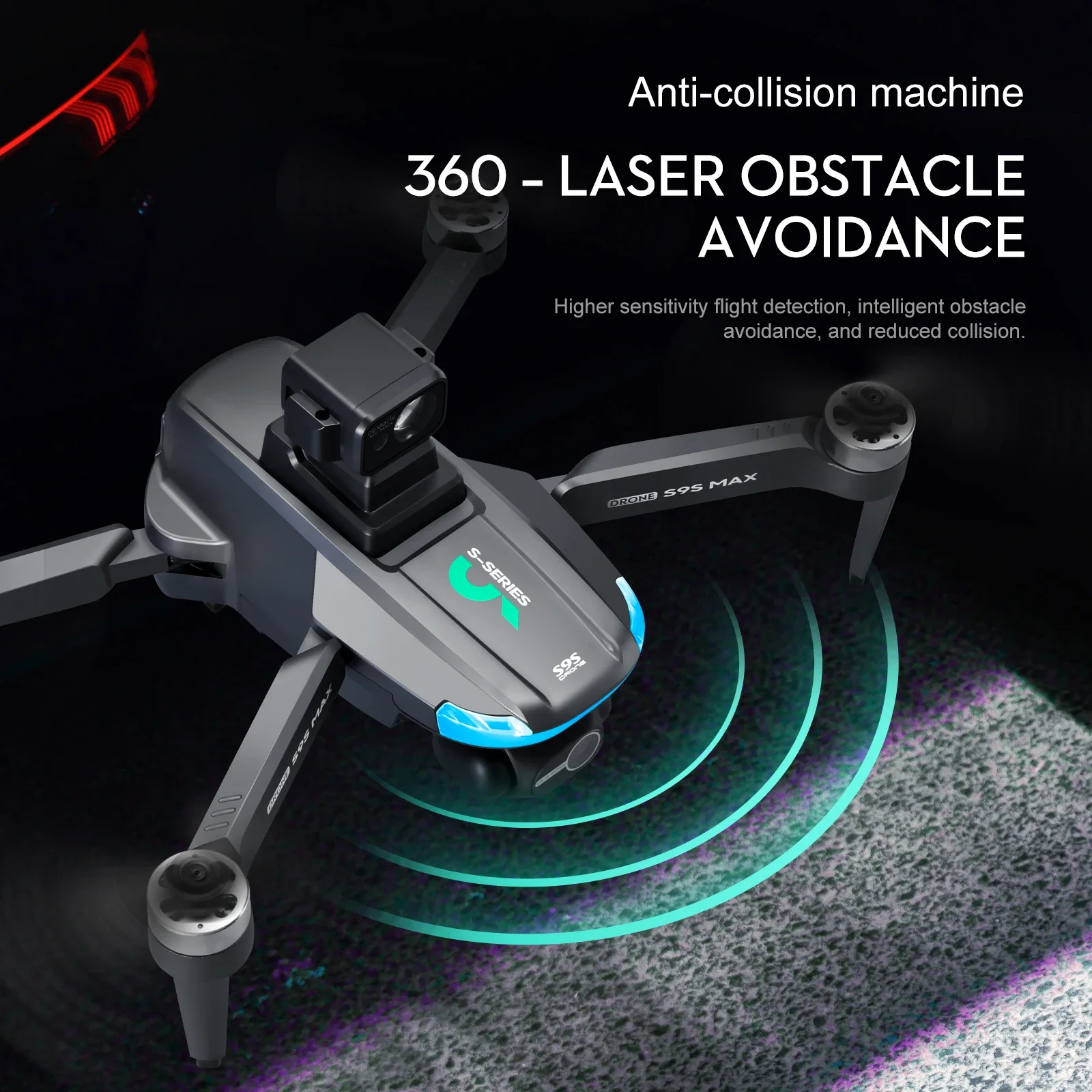 جديد S9S ماكس طائرة صغيرة بدون - مراجعة Drone Gps Rc Tt36 وسعره