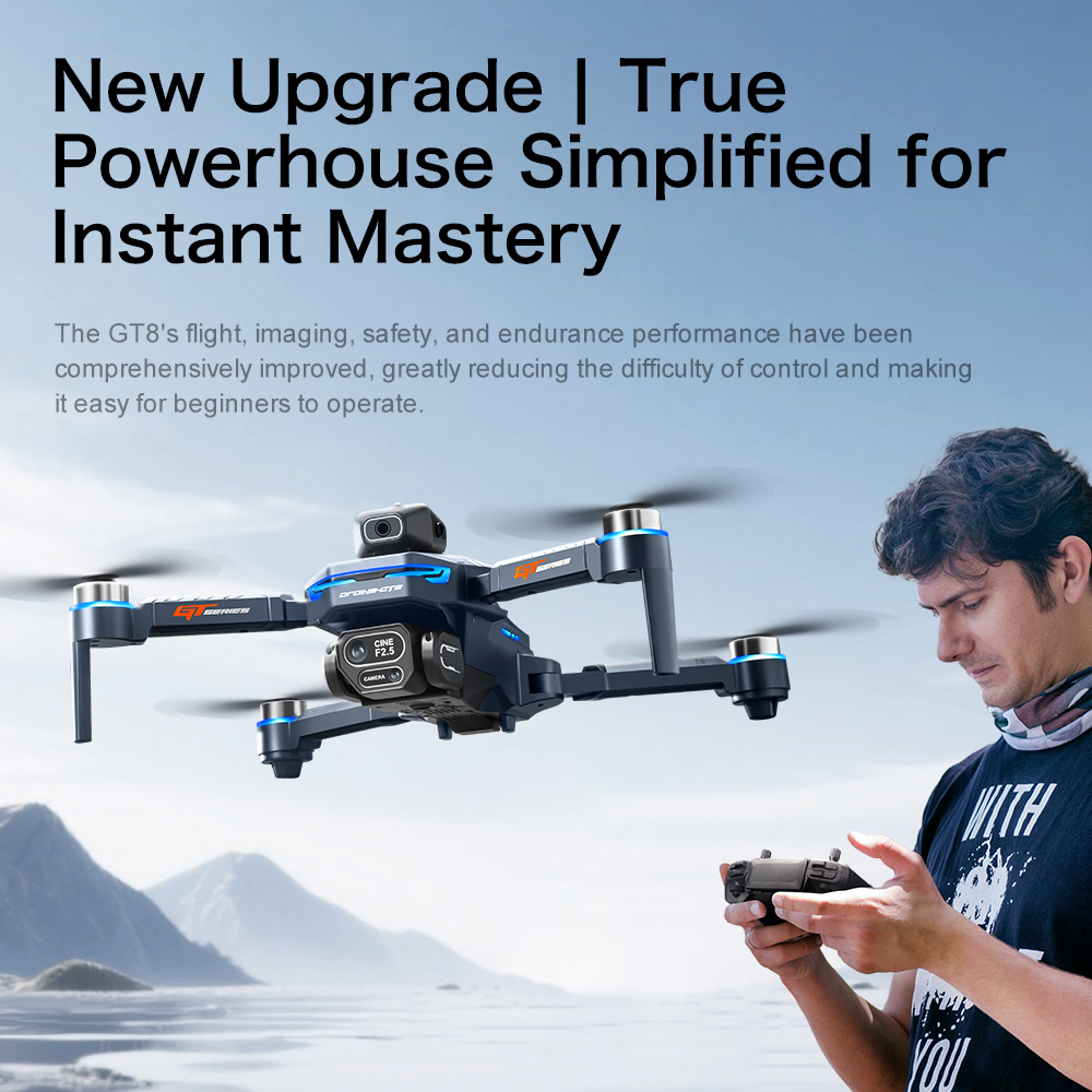 طائرة لينوفو GT8 بدون طيار احت - مراجعة Drone Gps Rc Tt36 وسعره