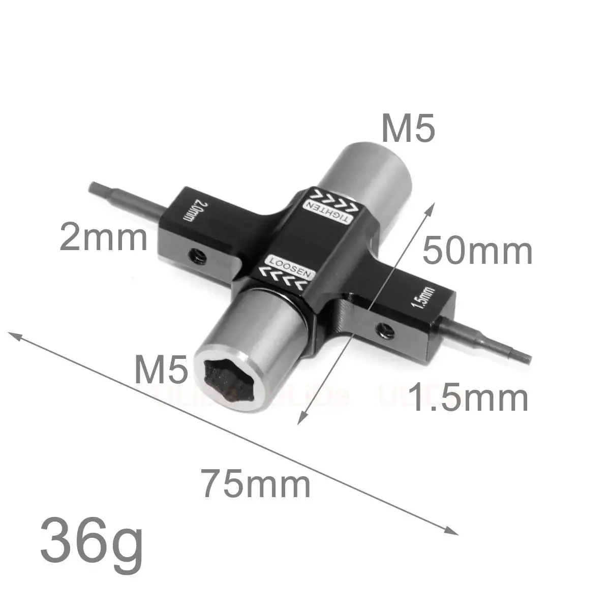 مفتاح ربط رباعي الوظائف M5 مع  - مراجعة Drone Motor Rc Car وسعره