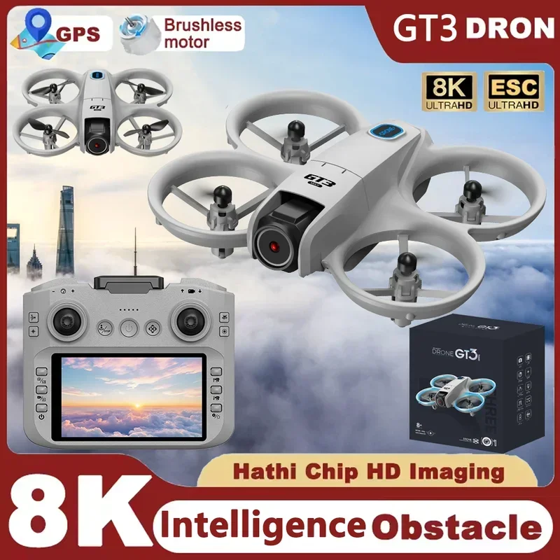 GT3 طائرة بدون طيار صغيرة جديد - مراجعة Drone Rc Dji وسعره