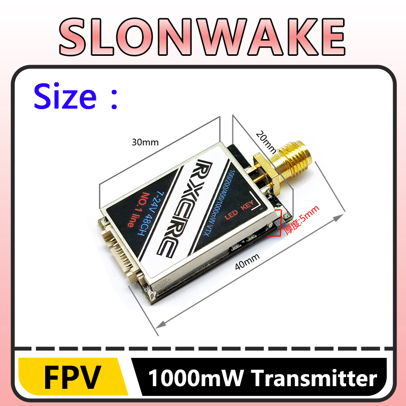 جهاز إرسال فيديو SLONWAKE 5.8G - مراجعة Rc Transmitter Drone وسعره