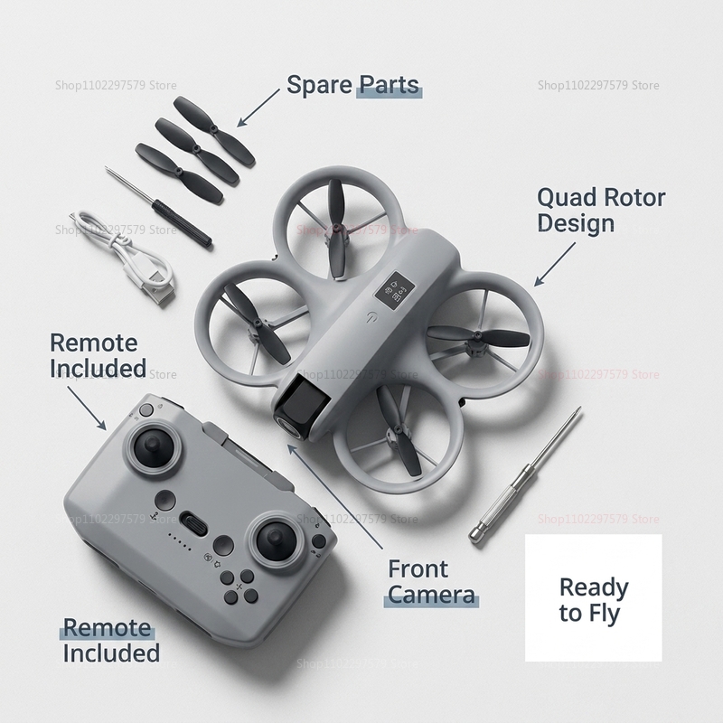 طائرة بدون طيار صغيرة مع كامير - مراجعة Drone Pro Rc Ufo وسعره