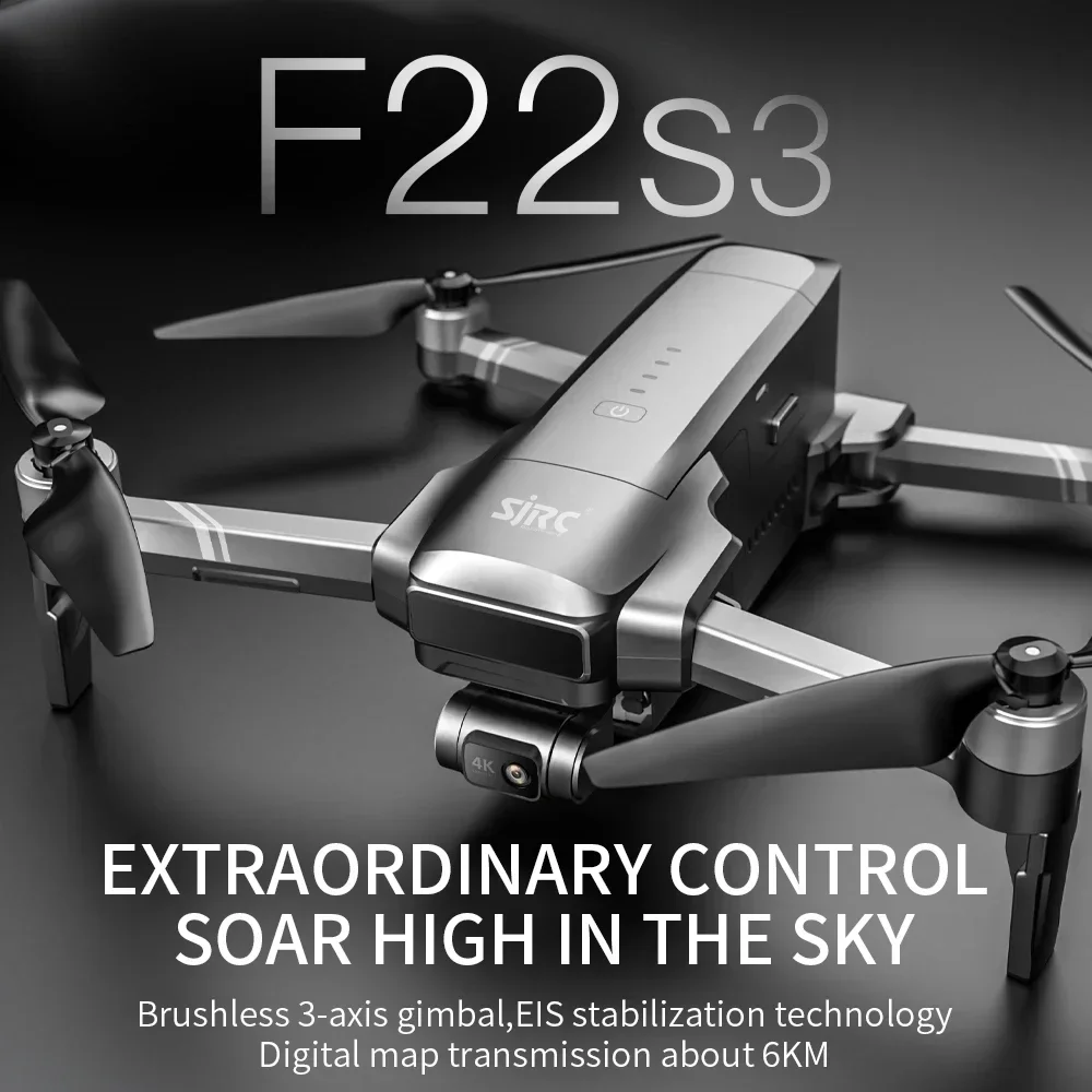 طائرة SJRC F22 S3 pro القابلة  - مراجعة Drone Gps Rc Tt36 وسعره