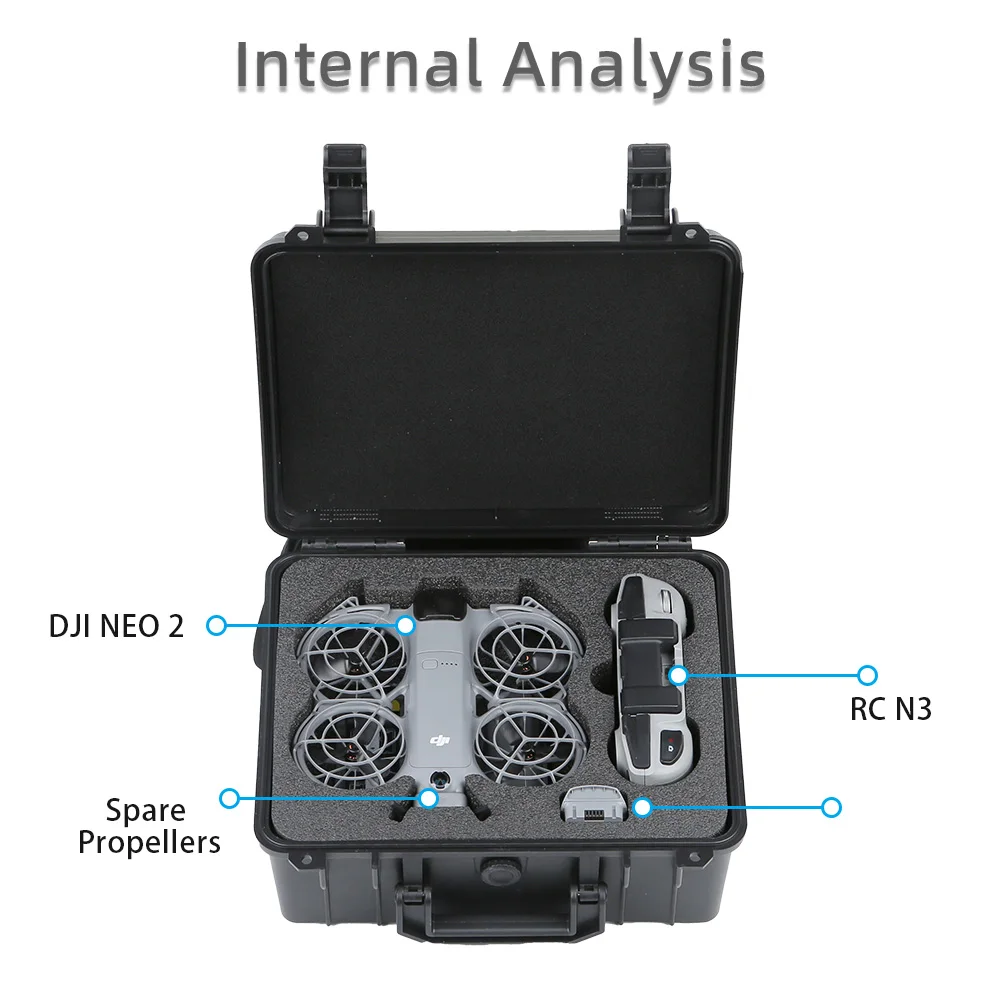 صندوق أمان محمول لـ DJI NEO 2  - مراجعة Drone Dji Rc N3 وسعره