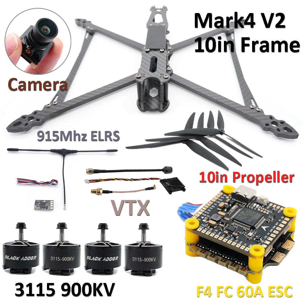 Mark4 V2 10in الإطار كومبو مجم - مراجعة Drone Motor Rc Car وسعره