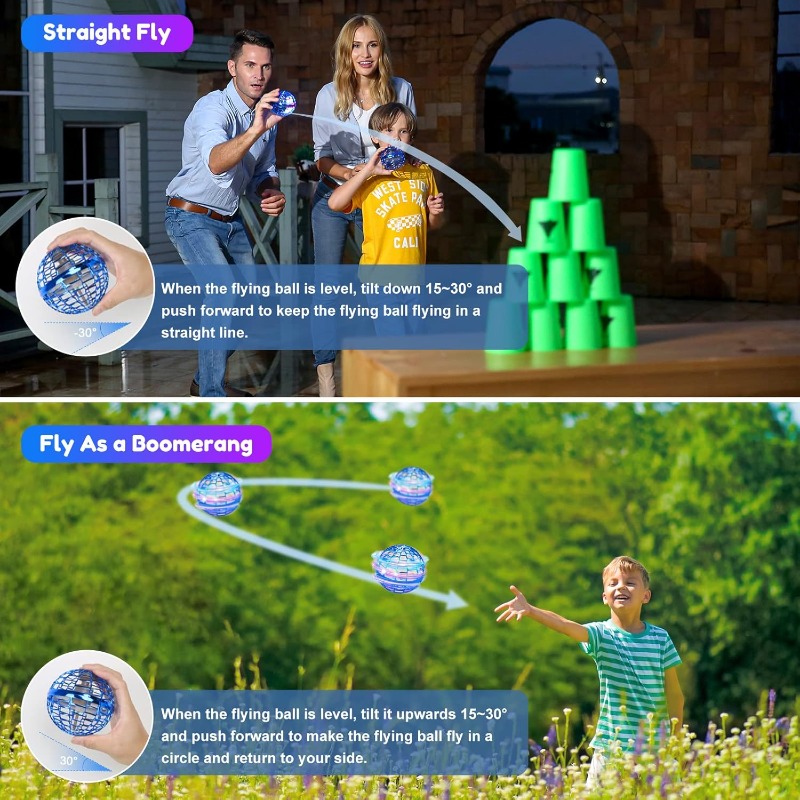 كرة طائرة متوهجة 2025، بوميران - مراجعة Drone Pro Rc Ufo وسعره