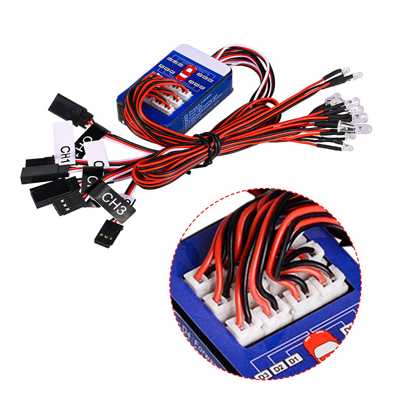 نظام إضاءة RC بـ 12 مصباح LED، - مراجعة Drone Rc Bolide وسعره