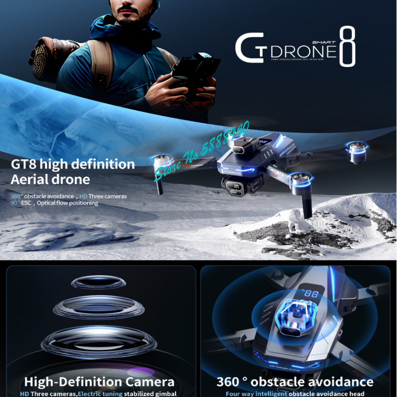 طائرة بدون طيار رباعية المراوح - مراجعة Drone Rc Fpv Manual وسعره