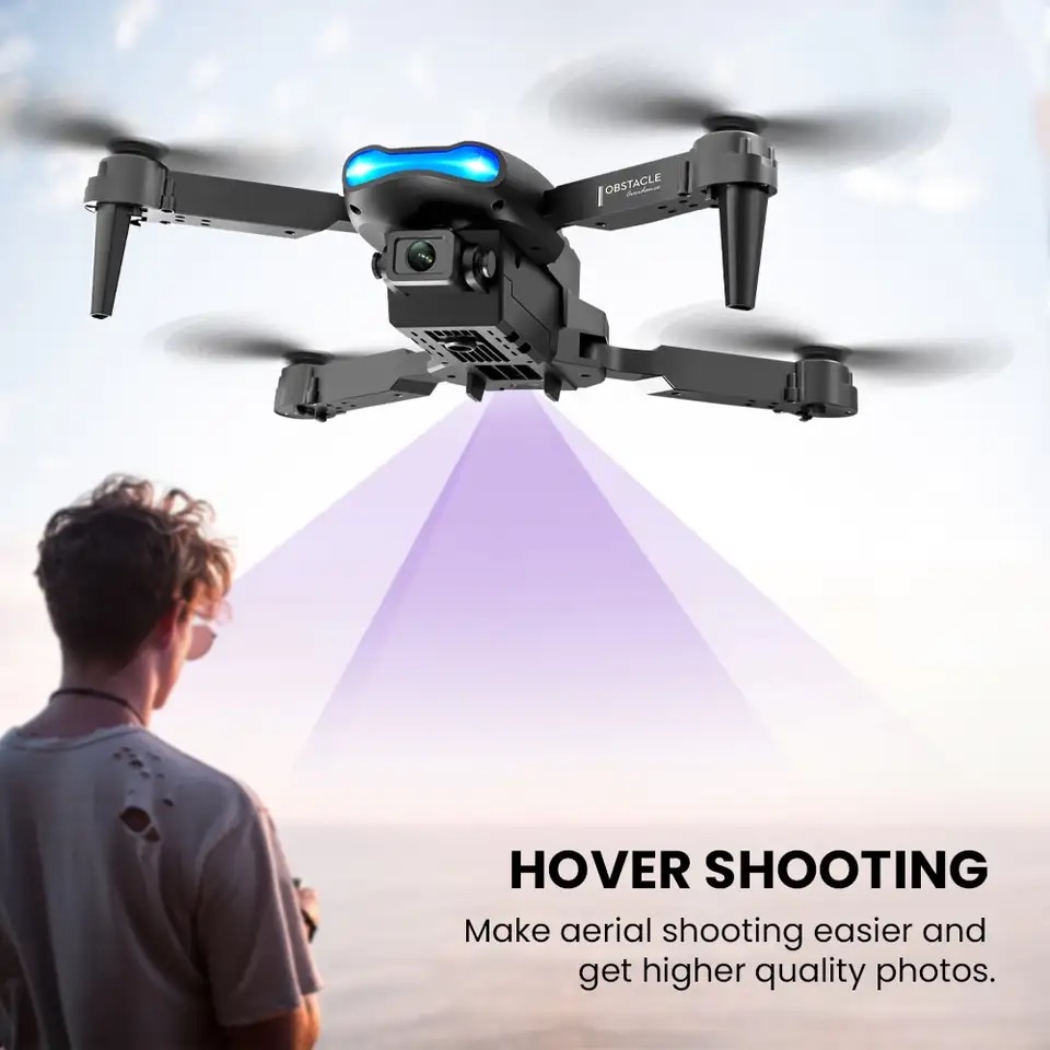 طائرة بدون طيار صغيرة جديدة E9 - مراجعة Drone Pro Rc Ufo وسعره
