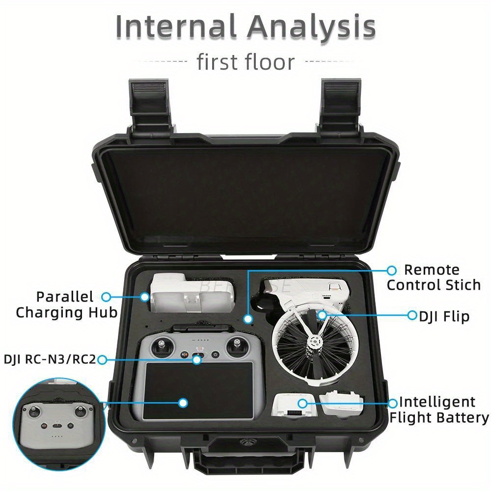حقيبة تخزين صلبة لـ DJI Flip،  - مراجعة Drone Dji Rc N3 وسعره