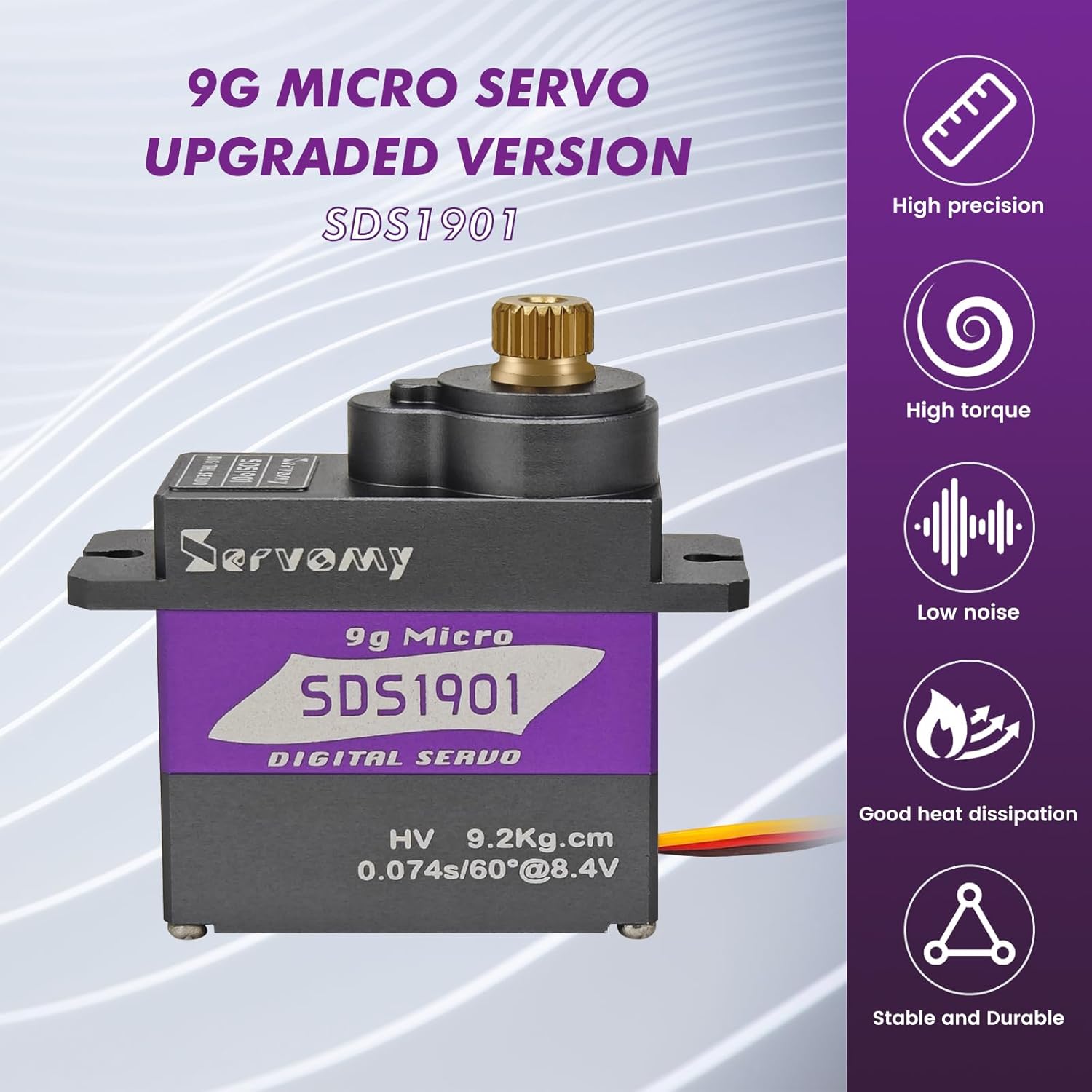 SERVOMY-SDS1901 Digital 9G Mic - مراجعة Drone Rc Car وسعره