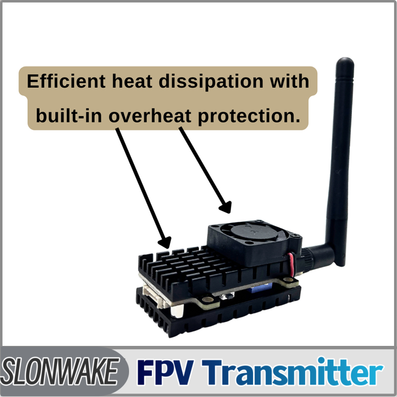 SLONWAKE 5.8G 3000mW محاكاة VT - مراجعة Rc Transmitter Drone وسعره