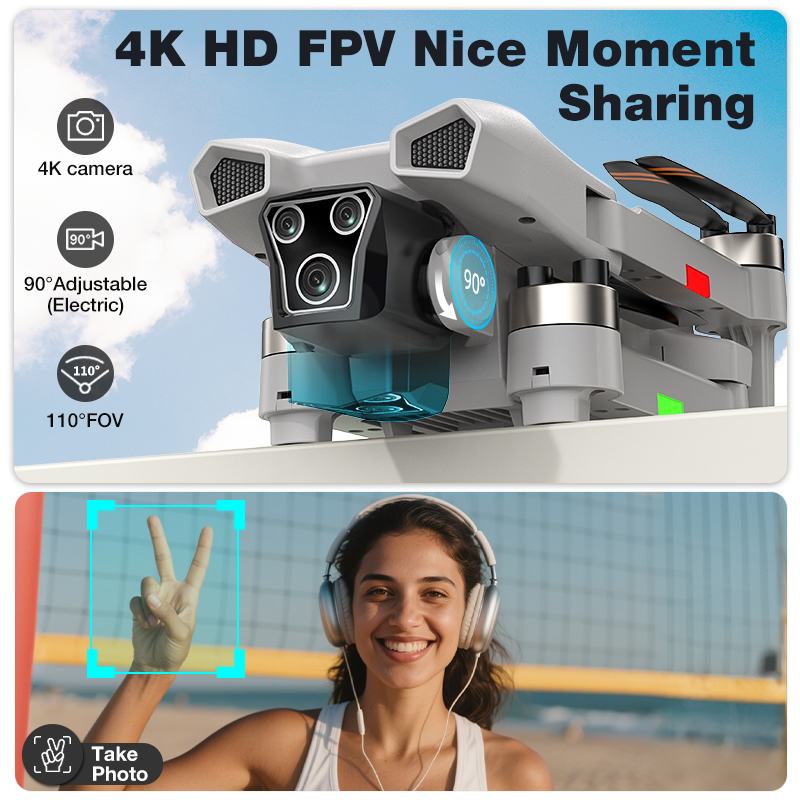 طائرة بدون طيار L017 Pro جديدة - مراجعة Drone Gps Rc Tt36 وسعره