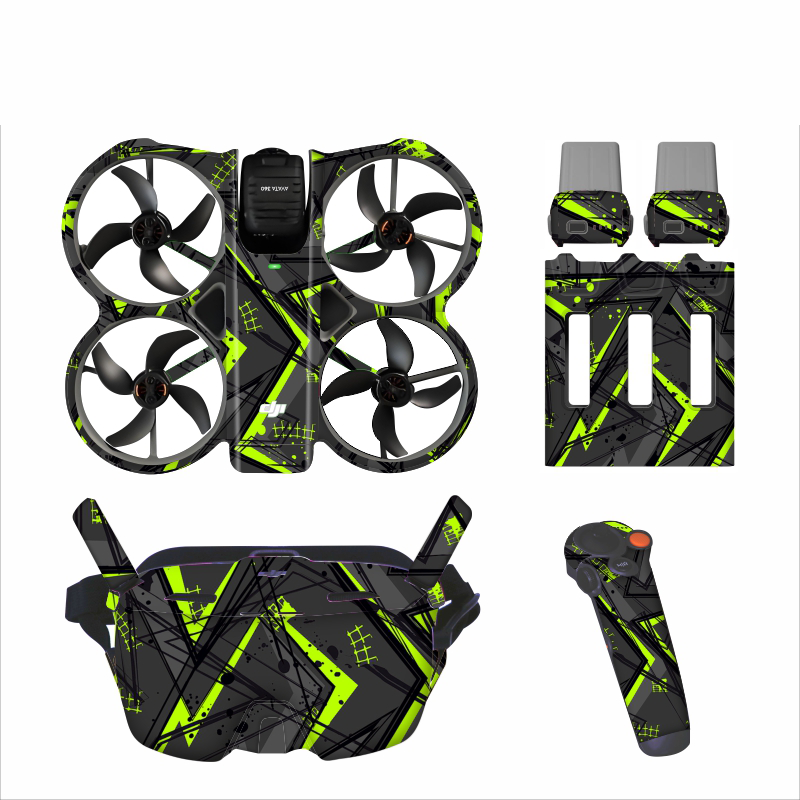 ملصقات واقية ملونة لطائرة DJI  - مراجعة Drone Dji Rc N3 وسعره