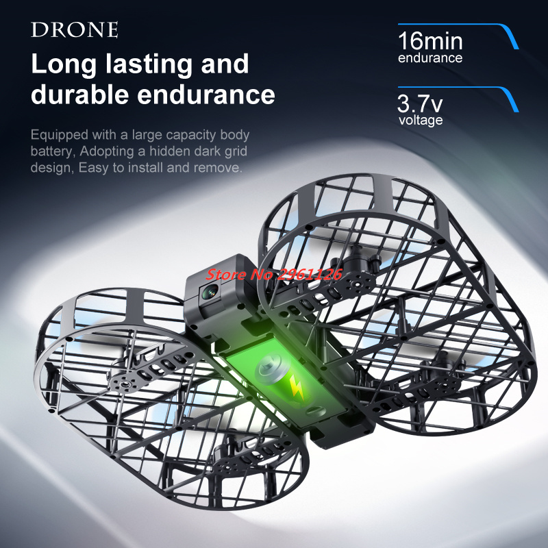 طائرة درون صغيرة جديدة تعمل با - مراجعة Drone Rc Fpv Manual وسعره